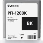 PFI-120 BK 130ml PFI-120BK, Original,  Pigment-based ink, Black, Canon, TM-200, TM-205, TM-300, TM-305, 1 pc(s)
