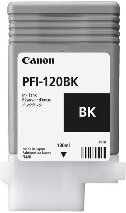 Img_9460413.jpg PFI-120 BK 130ml PFI-120BK, Original, Pigment-based ink, Black, Canon, TM-200, TM-205, TM-300, TM-305, 1 pc(s) - Image 1