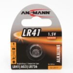 Battery LR41, 1.5 V, Alkaline 1pcs/pack