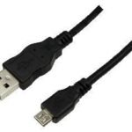 USB 2.0 cable, USB-A/M to  Micro-USB/M, black, 3 m 3m  USB A-USB Micro B, 3 m, USB A, Micro-USB B, USB 2.0, Male/Male, Black