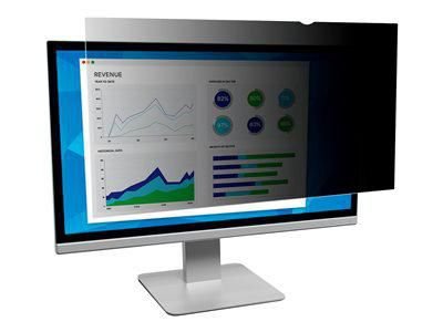 PF240W1B3050.jpg Privacy Filter 24" 16:10 AntiGlare, Frameless, Black Screen Attachment: Attachment Strips and Slide Mount Tabs - Image 1