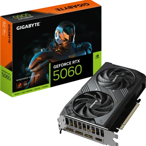 Gigabyte RTX5060 Windforce Max OC 8GB GDDR7 HDMI 3xDP