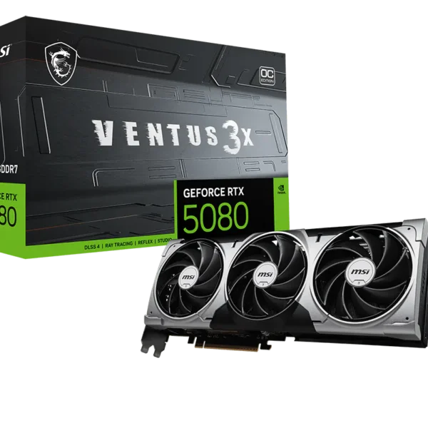 MSI GeForce RTX 5080 Gaming Trio OC 16GB GDDR7 DLSS4