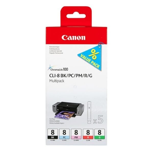 CLI-8 BK PC PM R G MULTI PK