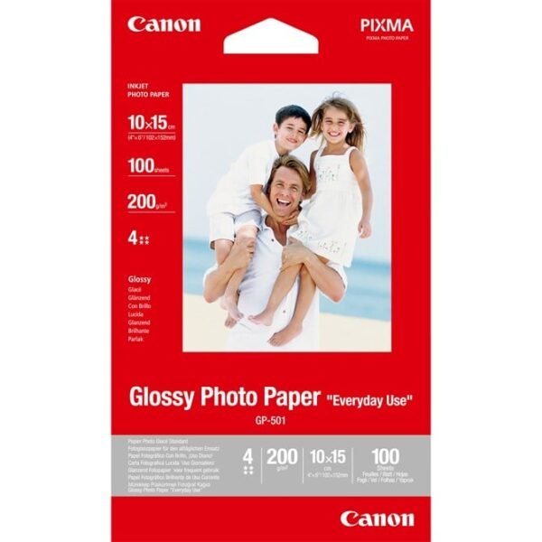 Canon Gp501 4X6 100Sh Pht Paper