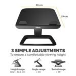Hana Lt Laptop Stand - Black - Image 4