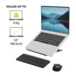 Alumia Portable Laptop Stand Black - Image 2