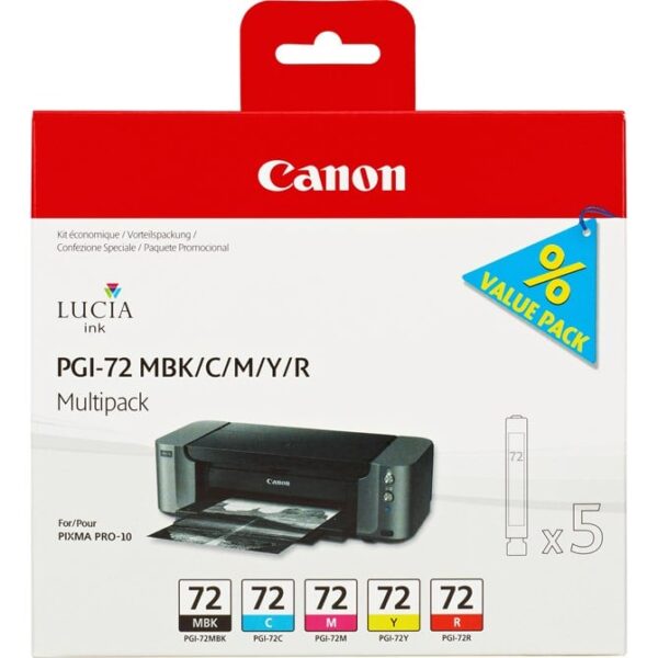 PGI-72 MBK/C/M/Y/R MULTI PACK