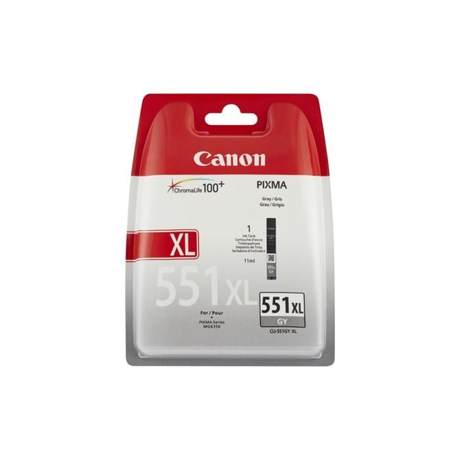 6447B001-1 CLI-551XL GREY INK - Image 1