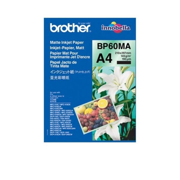 Brother Bp60 Matt Paper (25 Sheets)