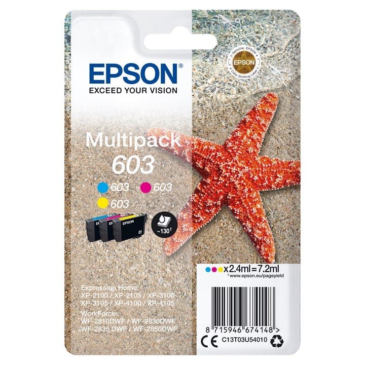 C13T03U54010-1 Multi 3Colours 603 Ink - Image 1
