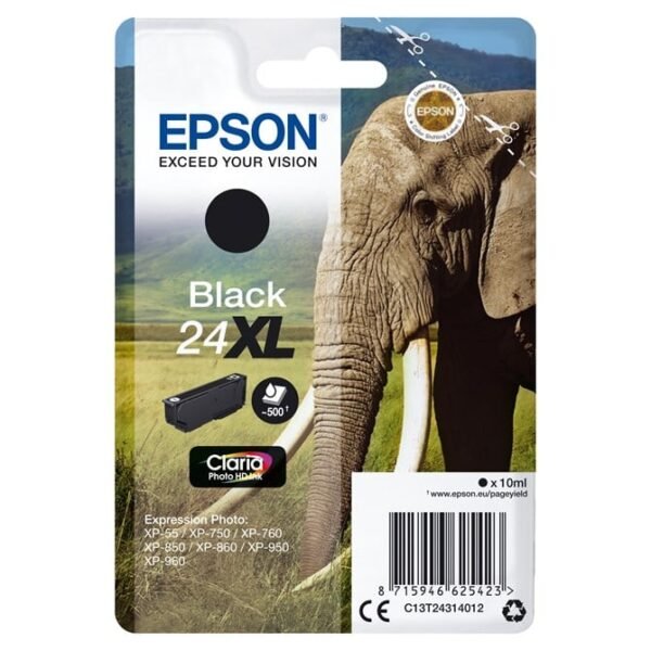 Black 24Xl Claria Photo Hd Ink
