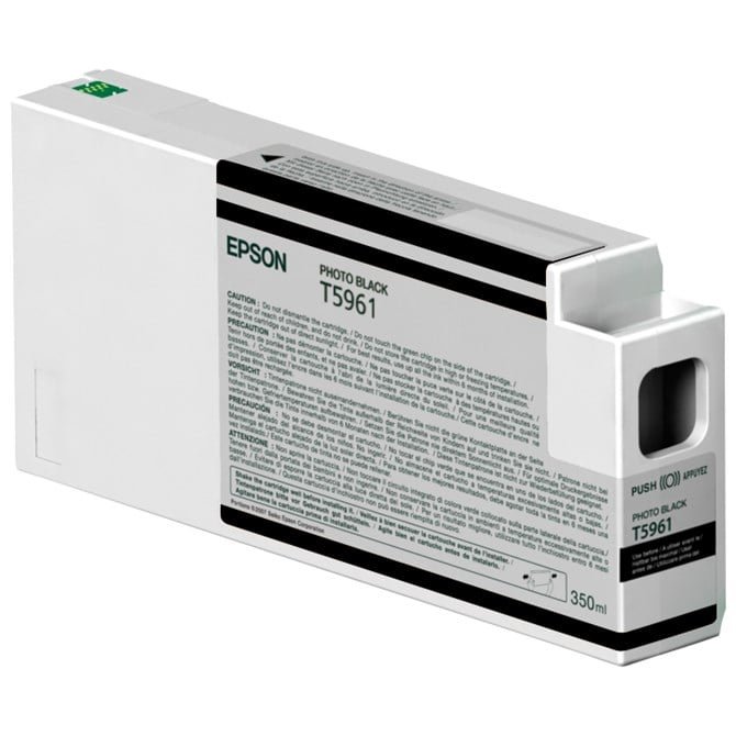 C13T596100-1 T5961 Photo Black Ink Cart - 350Ml - Image 1