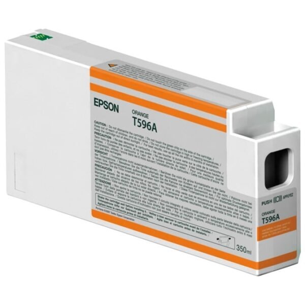 T596A Orange Ink Cartridge - 350Ml