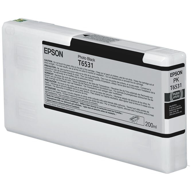 C13T653100-1 T6531 Photo Black Ink Cart - 200Ml - Image 1