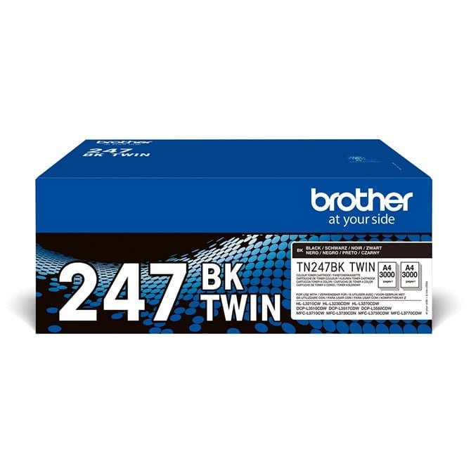 TN247BKTWIN-1 TN247 BLACK TONER TWIN PACK - Image 1