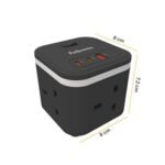 Power Cube Type G - Black - Image 3