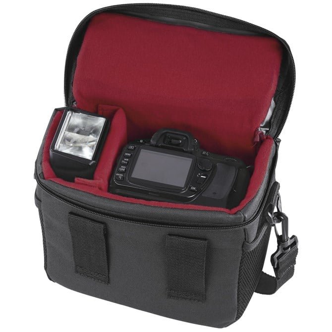 185074-1 Valletta Camera Bag 130 Black - Image 1