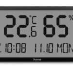 Lombok Thermo Hygrom Digital Black