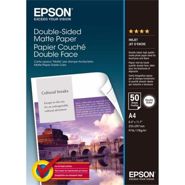 Double Sided Matte Paper A4 50Sh
