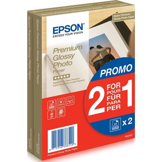 C13S042167-1 Premium Glossy Photo 10 X15 40 Bogof - Image 1