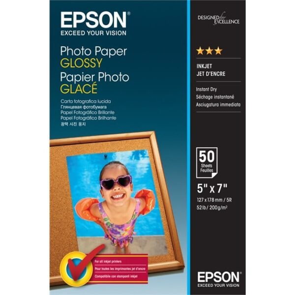 Photo Paper Glossy 13X18Cm 50 Sheet