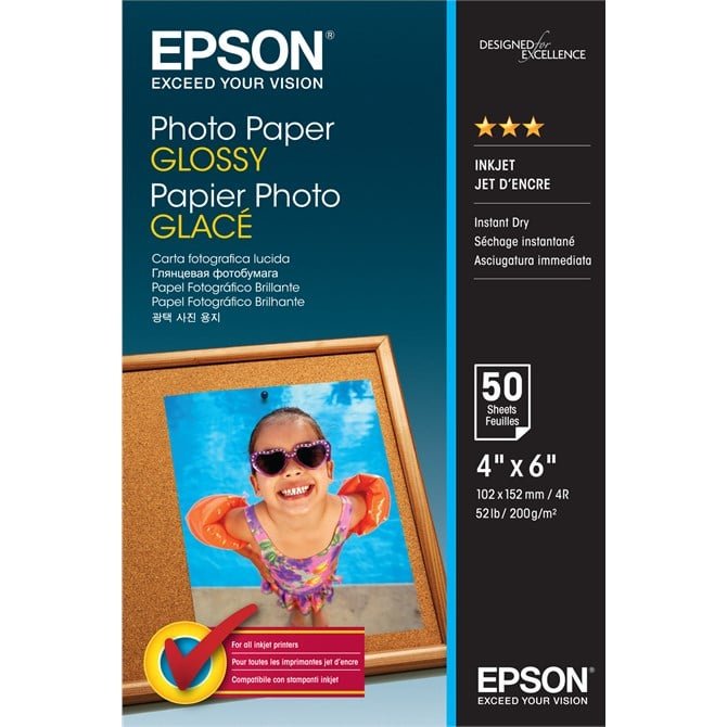C13S042547-1 Photo Paper Glossy 10X15Cm 50 Sheet - Image 1