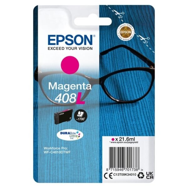Single Magenta 408L Durabrite Ink