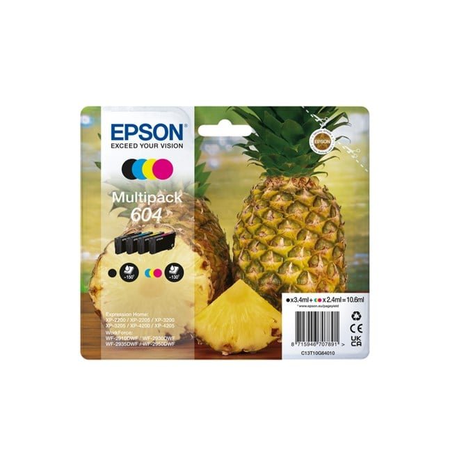 C13T10G64010-1 Multi 4Colours 604 Ink - Image 1