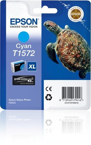 C13T15724010-1 Eps Cyan Ink Cart Turtle Size Xl - Image 1