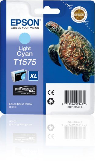 C13T15754010-1 Eps Light Cyan Ink Cart Turtle Xl - Image 1