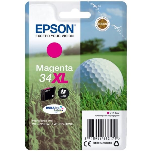 Single Magenta 34Xl Durabrite Ultrai
