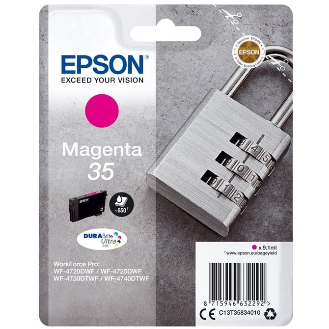 C13T35834010-1 Single Magenta 35 Durabrite Ultraink - Image 1