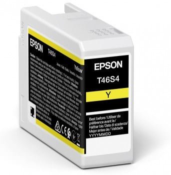 C13T46S400-1 Single Yellow T46S4 Ink 25Ml - Image 1
