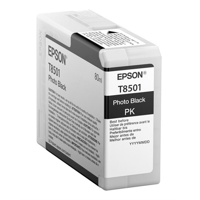 C13T850100-1 T850100 Single 1X80 Ml Photo Black - Image 1