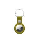 Airtag Finewoven Key Ring - Chartreu