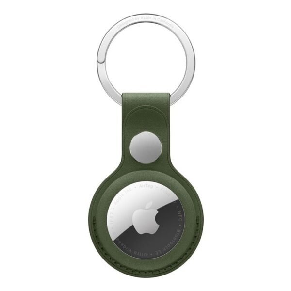 Airtag Finewoven Key Ring Moss