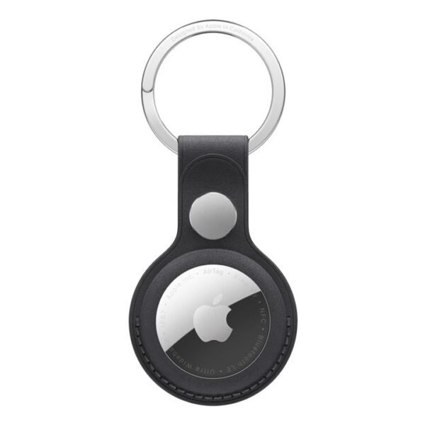Airtag Finewoven Key Ring Black
