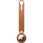 Airtag Leather Loop - Saddle Brown - Image 3