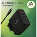 100W Pd Charger 3X Usb-C 1X Usb-A